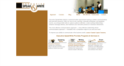 Desktop Screenshot of execspeakwrite.com